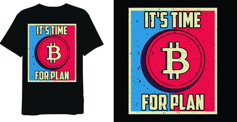 Bitcoin Crypto T-Shirt Design