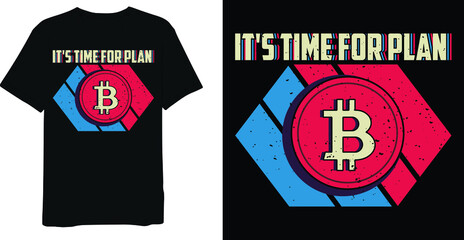 Bitcoin Crypto T-Shirt Design