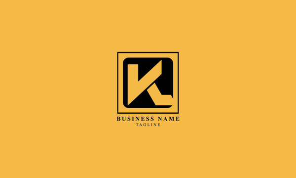 KVL, VKL, Abstract initial monogram letter alphabet logo design