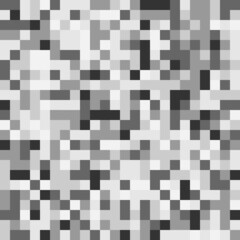 Censored pixel sign for prohibited content. Age restrictions. Grid pattern of gray squares.