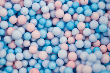 abstract background of pastels spheres