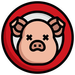 PIG Filled Outline
