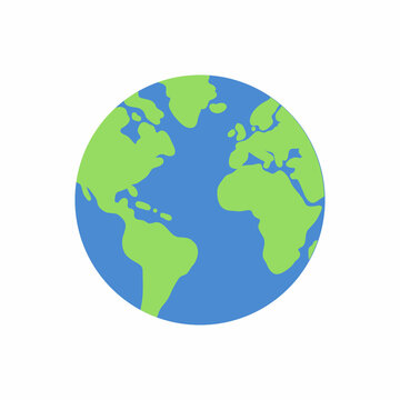 Planet Earth Vector Icon