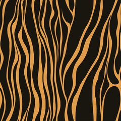 Seamless background with tiger skin pattern.