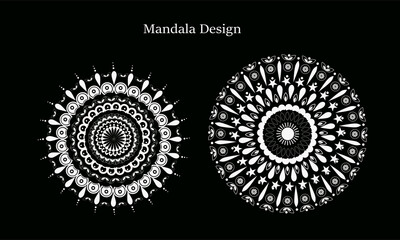 Luxurious White Geometric Mandala Design Islamic Line Art Background And Arabesque Texture Design