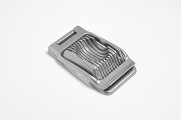 Egg cutter isolated on white background.High-resolution photo.