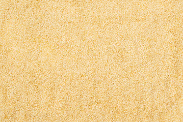 Sesame seeds as a background.