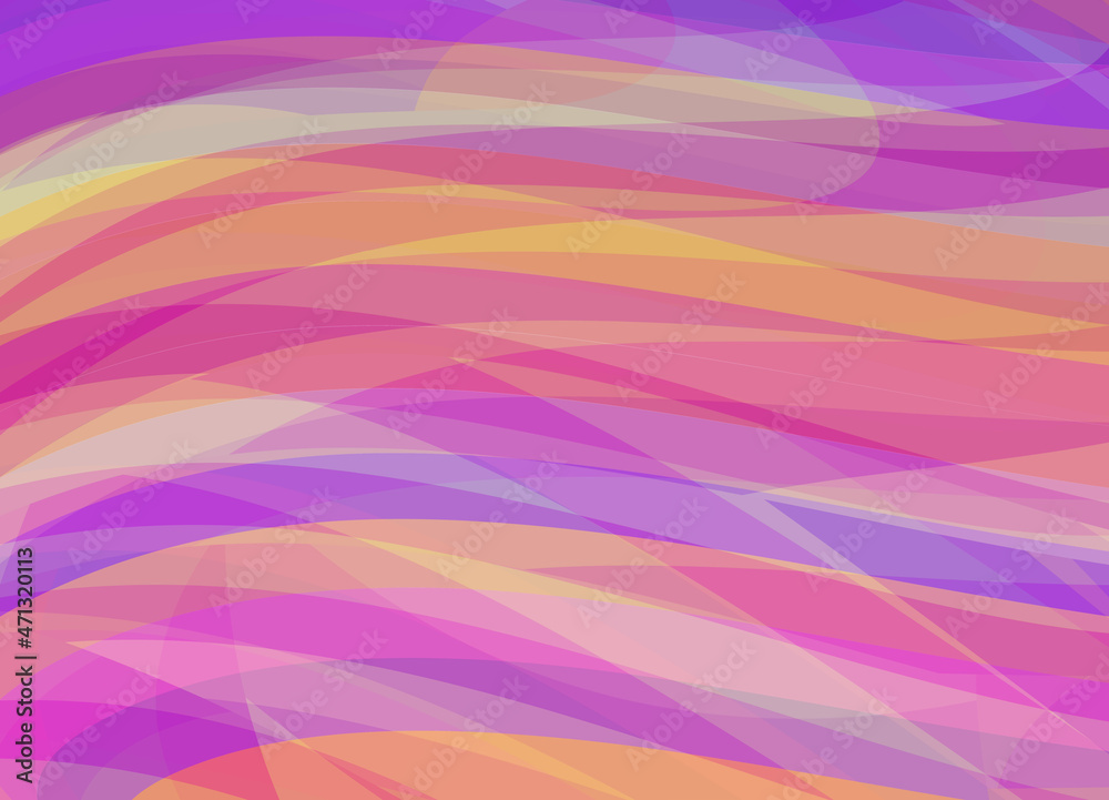 Poster deep blush red violet artistic background with multicolor wavy stripes