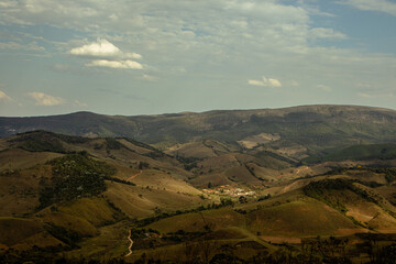Obraz premium Natural landscape in the Ibitipoca mountains, city of Lima Duarte, State of Minas Gerais, Brazil