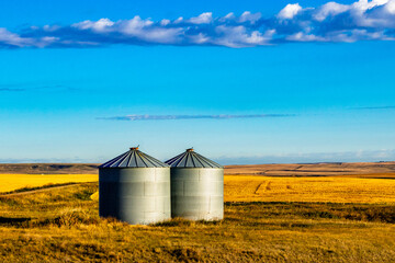 A drive through Wheatland County Alberta Canada