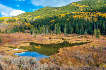 autumn in the mountains
