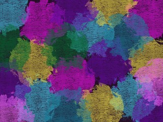 abstract background with bright paint spots different colours	
