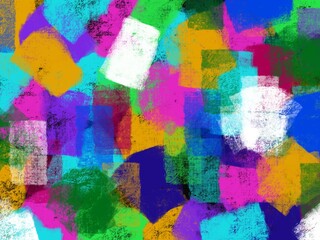 abstract background with bright paint spots different colours	
