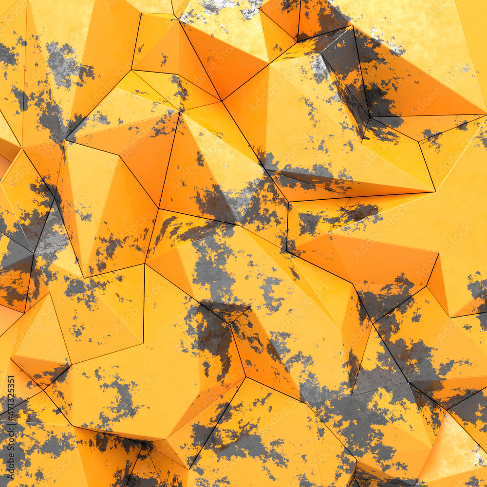 Poster abstract 3d background design. 3d rendering.
