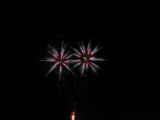 シンプルな花火