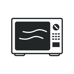 microwave icons symbol vector elements for infographic web