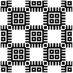  Black and white seamless geometric Pattern for fashion, fabric, apparel dress, textile, background, wallpaper, digital printing.