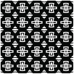  Black and white seamless geometric Pattern  for fashion, fabric, apparel dress, textile, background, wallpaper, digital printing.
