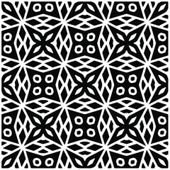 Black and white seamless geometric Pattern  for fashion, fabric, apparel dress, textile, background, wallpaper, digital printing.