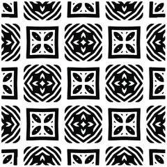  Black and white seamless geometric Pattern  for fashion, fabric, apparel dress, textile, background, wallpaper, digital printing.