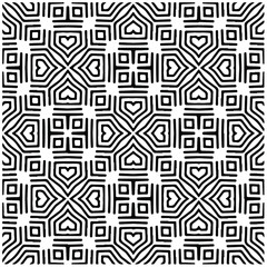  Black and white seamless geometric Pattern  for fashion, fabric, apparel dress, textile, background, wallpaper, digital printing.