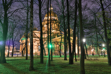 View of St. Isaac's Cathedral.