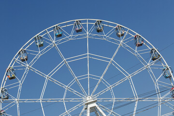 ferris wheel in the city of Сheboksary