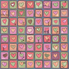 Hearts background, Valentines day paper