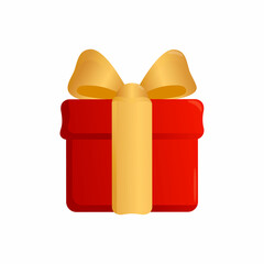 Christmas vector. Gift wrap, gift box, present