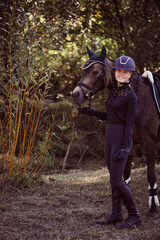 M&auml;dchen mit Reitpony