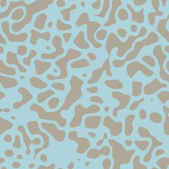 Seamless abstract non print resembling strange colored animal skin surface pattern design for print. High quality illustration. Psychedelic repeat minimal dot swatch for apparel, textile or background