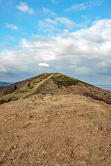 Malvern hills on a sunny day.