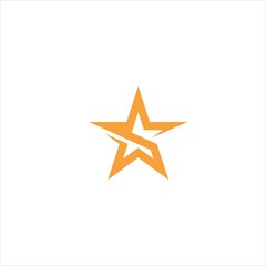 initials s logo vector template star