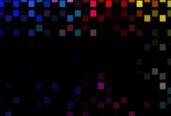 Dark Multicolor, Rainbow vector texture with rectangular style.