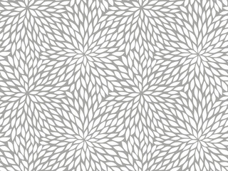 seamless abstract floral grey and white bacgroud
