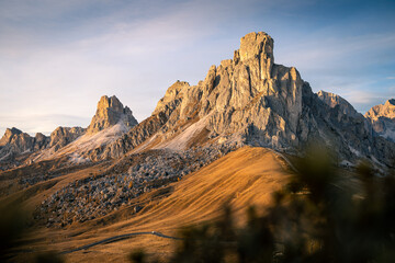 Sonnenuntergang am Passo di Giau