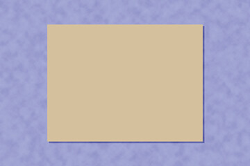 Beige box on a light violet textured background