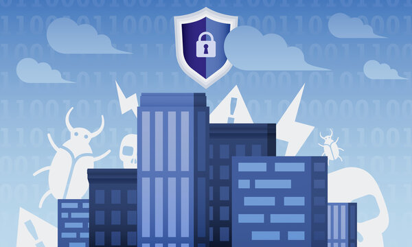 Cyber Security in der Smart City durch Digitalisierung Firewall Sicherheit