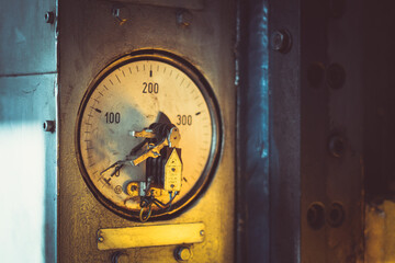 Old industrial meter