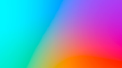 Multicoloured abstract vivid gradient background