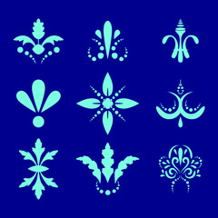 Swirl ornament and decoration.