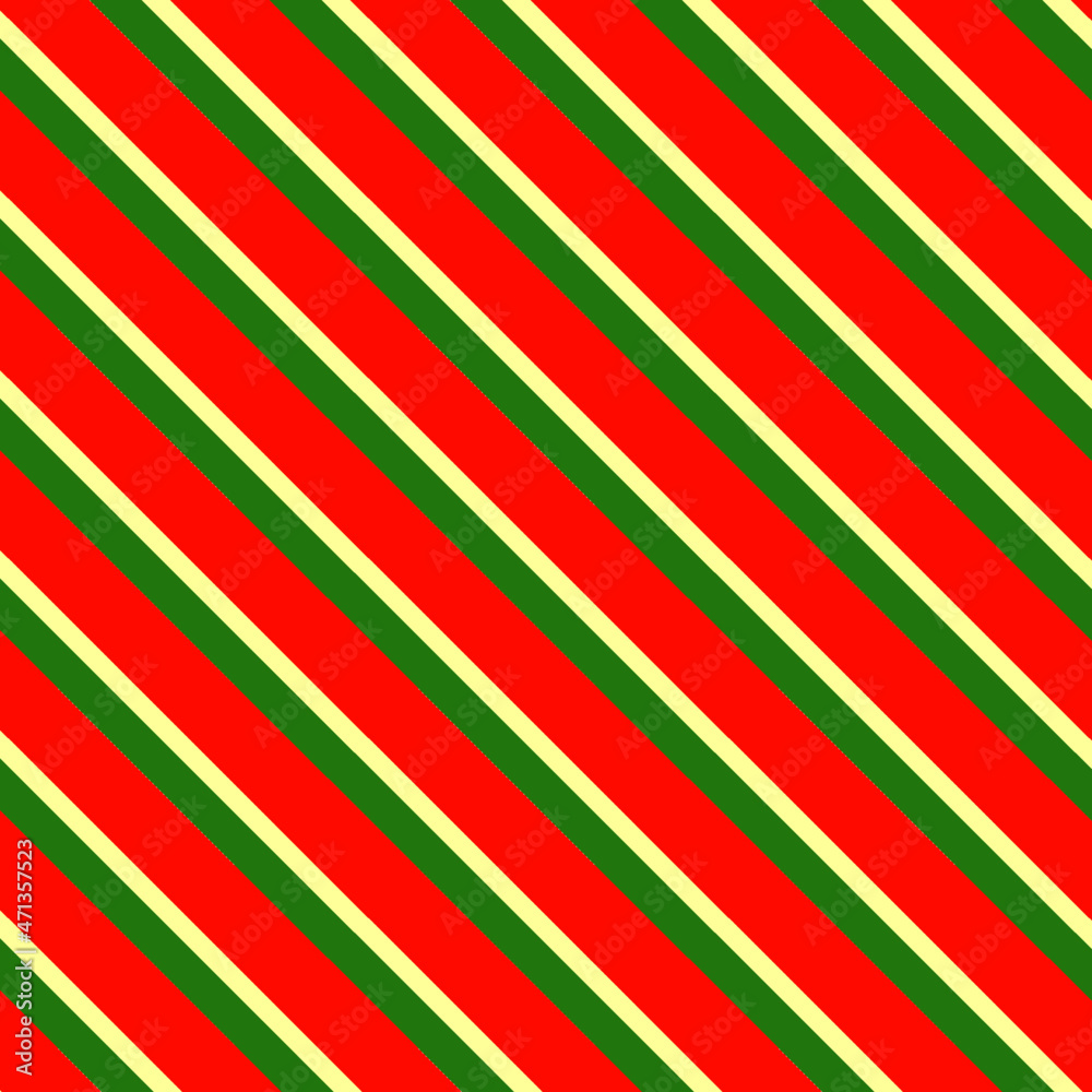 Poster merry christmas abstract background vector. new year pattern diagonal stripe seamless red green and 