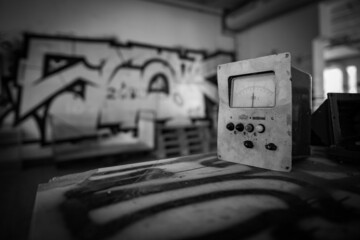 vintage electric current meter