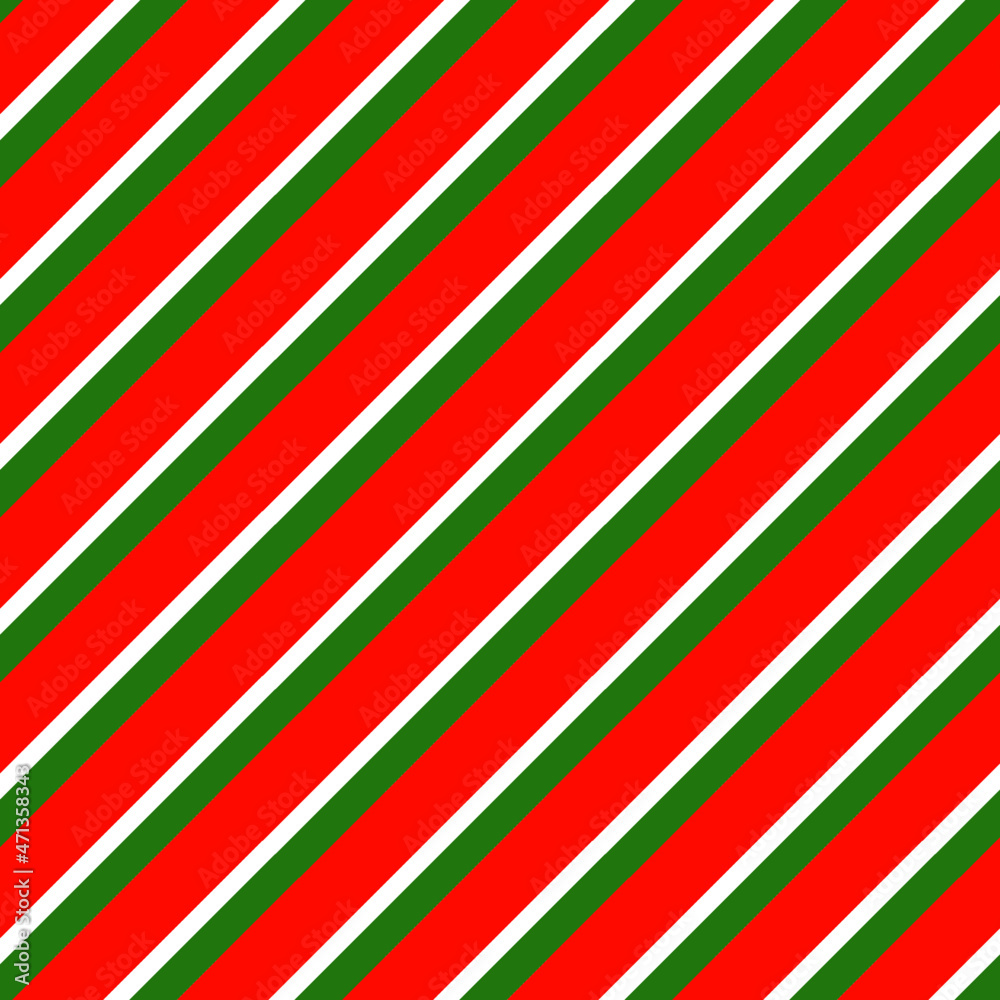 Poster merry christmas abstract background vector. new year pattern diagonal stripe seamless white, red, gr