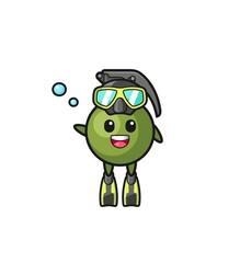 the grenade diver cartoon character