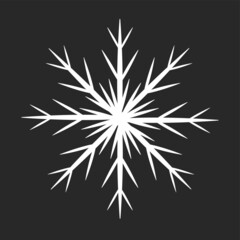 Fototapeta premium snowflake icon. Use for logo website banner, banner. vector design eps 10.