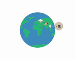 reverse charge which you charge yourself the VAT or GST and then claim this back as input tax 