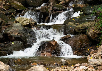 Amicalola Falls at Amicalola State Park in Dawsonville Georgia.