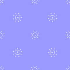 Hand Drawn Snowflakes Christmas Seamless Pattern. Subtle Flying Snow Flakes on chalk snowflakes Background. Awesome chalk handdrawn snow overlay. Rare holiday season decoration.