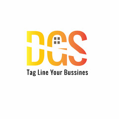 simple logo letter DGS for your company